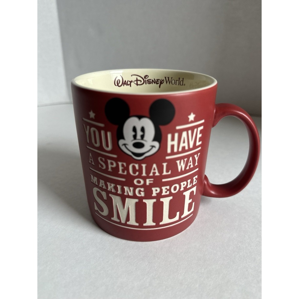 Disney Red You Have A Special Way of Making People Smile 16 ounce Coffee Tea Mug